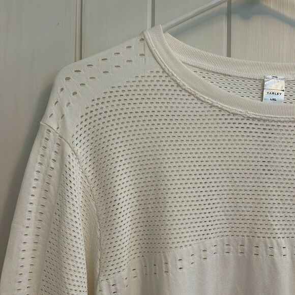 Varley Merrick Seamless Long Sleeve Tee Creamy White L/XL - Picture 5 of 9